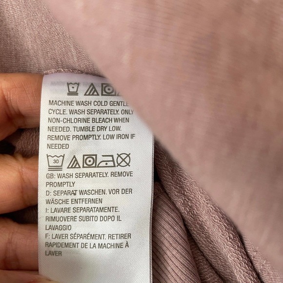 Lori Logo Lounge French Terry Rib Detail Cardigan - Picture 7 of 12